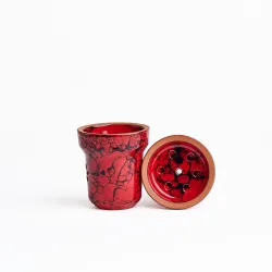Чашка глиняна Solaris Classic Eva Red Black